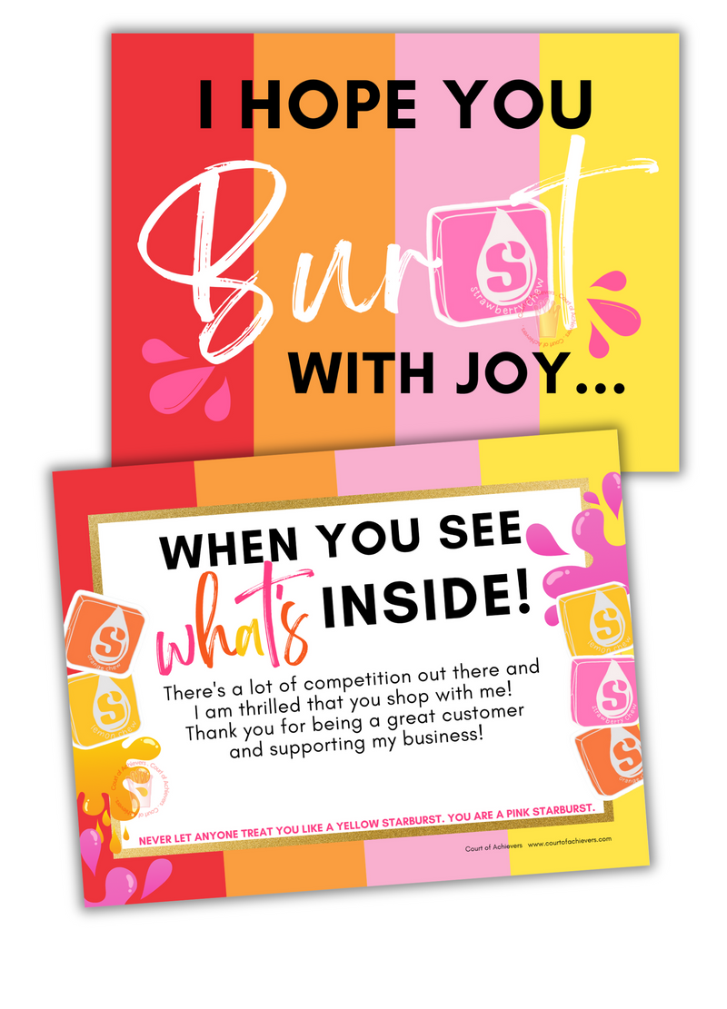 Starburst Treat Cards Bundle