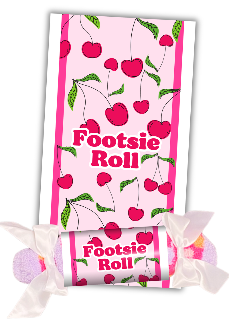 Cherry Crush Footsie Roll Wrap