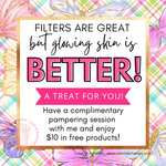 Be a Glow Getter Chat Card