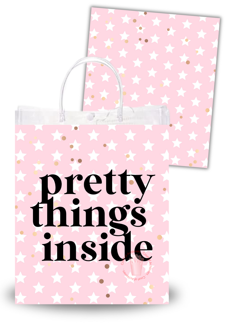 Pretty Things Clear Bag Inserts