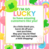 Lucky & Blessed Chat Card