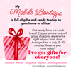 Mobile Boutique Chat Card