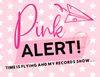 Pink Alert Inactive Postcard