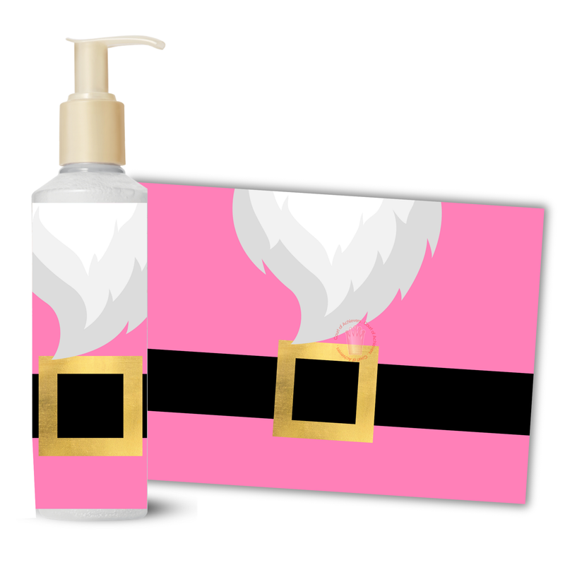 Pink Santa Hand Soap or Masking Mini Wraps