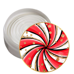 Red Shea Creme Peppermint Stickers