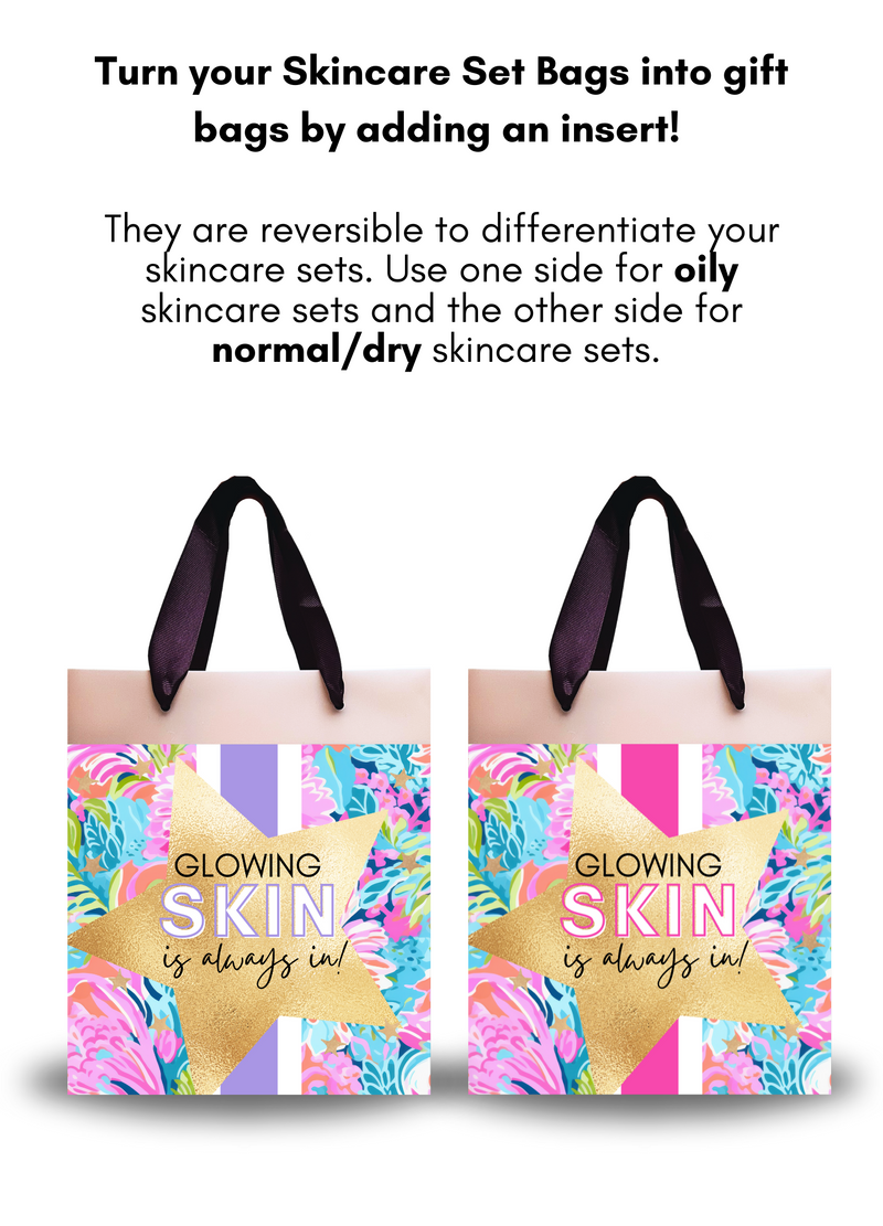 Glowing Skin Skincare Bag Inserts