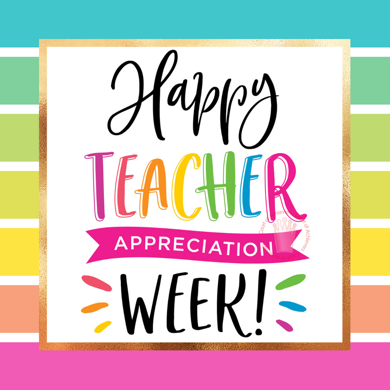 Teacher Appreciation Chat Card