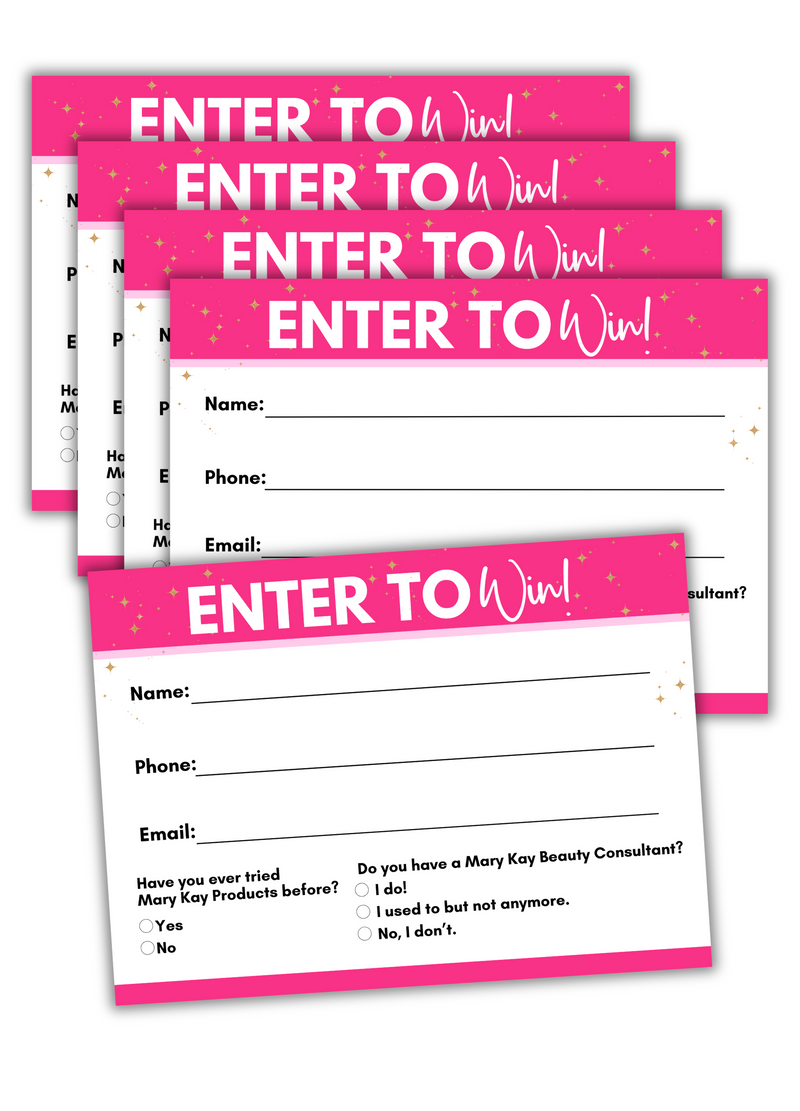 Entry Form Notepads